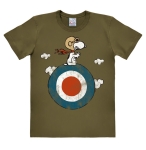 Peanuts - Snoopy - Pilot - Target - T-Shirt Herren